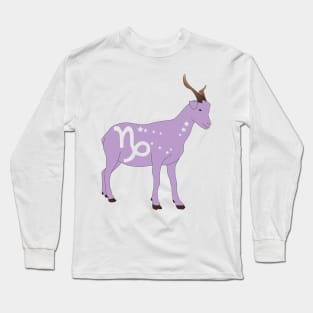 Capricorn 1 (Light Purple) Long Sleeve T-Shirt